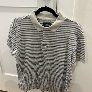 Rodd & Gunn Men's Polo Shirt - Blue and White Stripes